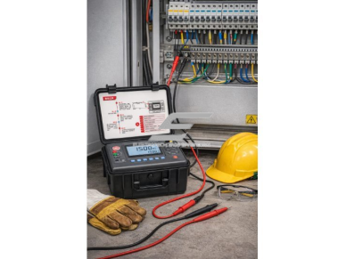 Izoliacijos varžos matuoklis (megometras) | 0.01 MΩ–10 TΩ | 100-5000 V | LCD ekranas | AC/DC įtampos, srovės ir talpos matavimas 4 Izoliacijos varžos matuoklis (megometras) | 0.01 MΩ–10 TΩ | 100-5000 V | LCD ekranas | AC/DC įtampos, srovės ir talpos matavimas 4