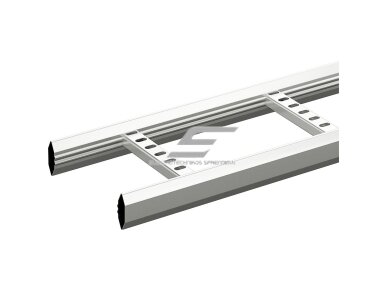 Kabelių kopėčių aukščio keitimo elementas | 400x60 mm | 1.5mm plienas | karšto cinkavimo Kabelių kopėčių aukščio keitimo elementas | 400x60 mm | 1.5mm plienas | karšto cinkavimo