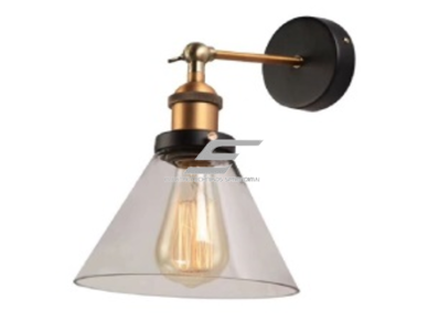Šviestuvas tvirtinamas ant sienos | E27 | 1x35W | 230V | Ø140x220mm | be lempučių | IP20 | juodas Šviestuvas tvirtinamas ant sienos | E27 | 1x35W | 230V | Ø140x220mm | be lempučių | IP20 | juodas