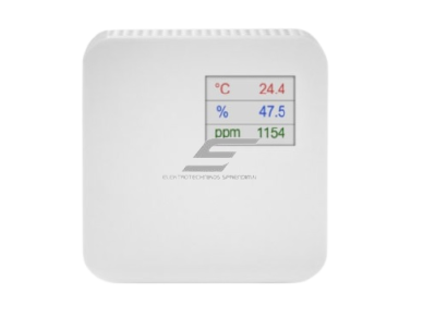 Skaitmeninis kambarinis CO2 | drėgmės | temperatūros | oro kokybės matuoklis | jutiklis | 0-10VDC | 0-5000PPM | + 5...+60° C | 20...80%RH Skaitmeninis kambarinis CO2 | drėgmės | temperatūros | oro kokybės matuoklis | jutiklis | 0-10VDC | 0-5000PPM | + 5...+60° C | 20...80%RH