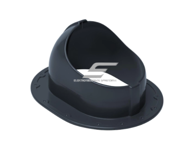 Ventiliacijos angos tvirtinimas čerpinei stogo dangai | 330×265 mm | ABS | pilkas 1 Ventiliacijos angos tvirtinimas čerpinei stogo dangai | 330×265 mm | ABS | pilkas 1