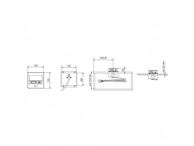 Kištukinių lizdų blokas | montuojamas į baldus | užsidarantis | 1xSchuko | 2xUSB-A | 135x135x109mm | 1,5m kabelis | baltas | AE-PB1SAVA-10 | 5902801355189 3 Kištukinių lizdų blokas | montuojamas į baldus | užsidarantis | 1xSchuko | 2xUSB-A | 135x135x109mm | 1,5m kabelis | baltas | AE-PB1SAVA-10 | 5902801355189 3