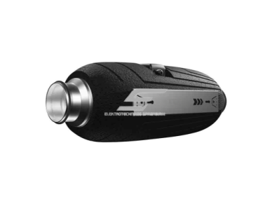 Kanalinis mišraus srauto ventiliatorius su garso izoliacija | D125 | 355 m³/h | 50 W | 230 V | 2 greičiai | 690×233×236 mm | IPX4 | juodas | ESLP22881