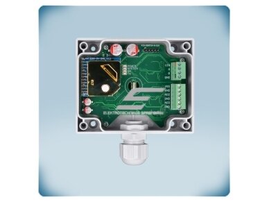 Kanalinis CO2 jutiklis | CO2 0-2000ppm | T -30…70°C | 0-100%rH | NDIR | 3×0-10VDC/4-20mA/PWM | Modbus RTU | 24VAC/VDC | IP54 | Sentera Controls | DSCDG3-4 5