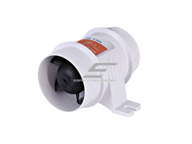 Kanalinis ventiliatorius ortakiams | 12 V DC | 270 CFM (~459 m³/h) | 4″ (100 mm) | ašinė sparnuotė | ES-ISURE4 Kanalinis ventiliatorius ortakiams | 12 V DC | 270 CFM (~459 m³/h) | 4″ (100 mm) | ašinė sparnuotė | ES-ISURE4