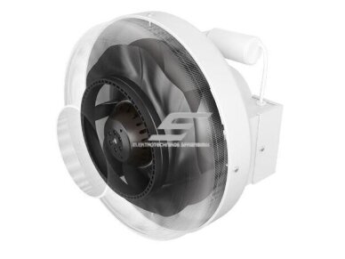 Kanalinis išcentrinis ventiliatorius | D315 | 1700 m³/h | 225 W | 230 V | 740 Pa | plastikinis korpusas | baltas | 15629 2