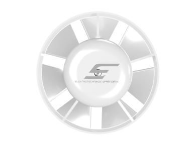 Kanalinis ventiliatorius | buitinis | ventiliacijos | vėdinimo sistemoms | 12V |  D100 | 103x103x80mm | IP24 | plastikas | baltas 2