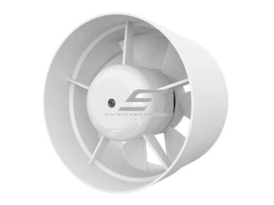 Kanalinis ventiliatorius | buitinis | ventiliacijos | vėdinimo sistemoms | 12V | D125 | 128x128x87mm | IP24 | plastikas | baltas 1 Kanalinis ventiliatorius | buitinis | ventiliacijos | vėdinimo sistemoms | 12V | D125 | 128x128x87mm | IP24 | plastikas | baltas 1