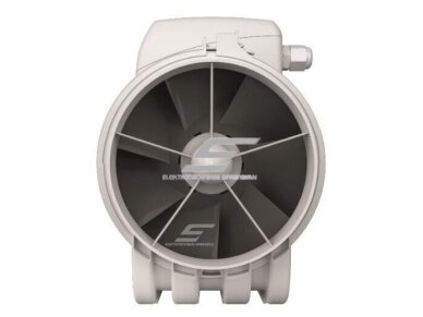 Kanalinis mišraus srauto ventiliatorius Turbo Join Compact 125 | D125 | 355 m³/h | 29 W | 230 V | 2 greičiai | 291×173×216 mm | pilkas | 34605 2 Kanalinis mišraus srauto ventiliatorius Turbo Join Compact 125 | D125 | 355 m³/h | 29 W | 230 V | 2 greičiai | 291×173×216 mm | pilkas | 34605 2
