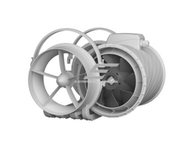 Kanalinis mišraus srauto ventiliatorius Turbo Join Compact 200 | D200 | 1200 m³/h | 130 W | 230 V | 2 greičiai | 307×240×203 mm | baltas | 01867 3