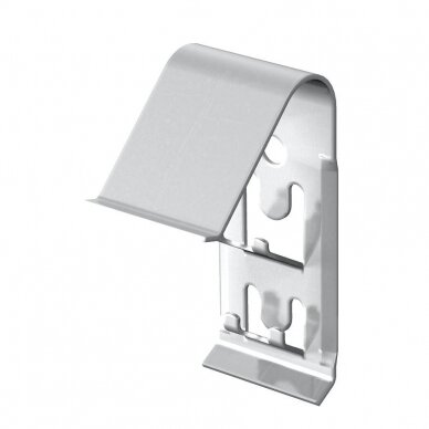 Cable tray cover holder | screwless mounting | Dacromet protection | steel Cable tray cover holder | screwless mounting | Dacromet protection | steel