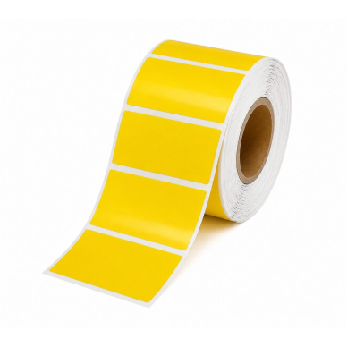 Kaabli märgistusetikett | 30x15 + 27mm | kollane | 500 tk/rullis | juhtmete ja kaablite märgistamiseks Kaabli märgistusetikett | 30x15 + 27mm | kollane | 500 tk/rullis | juhtmete ja kaablite märgistamiseks
