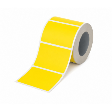 Marking label | perforated | 50x70mm | yellow | 220 pcs/roll | for marking cables, equipment and inventory Marking label | perforated | 50x70mm | yellow | 220 pcs/roll | for marking cables, equipment and inventory