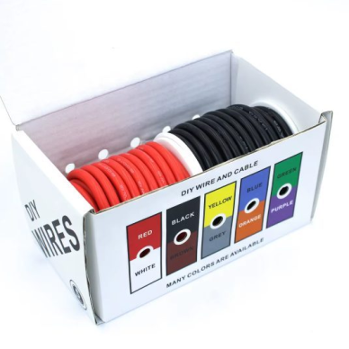 Silikonowy kabel elektryczny odporny na wysokie i niskie temperatury | 14AWG (~3.5 mm²) | 20 m | miedź cynowana | IP65 | -60…+200°C | czerwony + czarny Silikonowy kabel elektryczny odporny na wysokie i niskie temperatury | 14AWG (~3.5 mm²) | 20 m | miedź cynowana | IP65 | -60…+200°C | czerwony + czarny