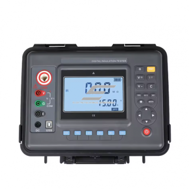 Isolatsioonitakistuse mõõtja (Megomeeter) | 0.01 MΩ–10 TΩ | 100–5000 V | LCD ekraan | AC/DC pinge, voolu ja mahtuvuse mõõtmine 1 Isolatsioonitakistuse mõõtja (Megomeeter) | 0.01 MΩ–10 TΩ | 100–5000 V | LCD ekraan | AC/DC pinge, voolu ja mahtuvuse mõõtmine 1