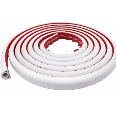 Cable channel with adhesive tape | flexible PVC plastic | 50 mm | cuttable | 3 m | white Cable channel with adhesive tape | flexible PVC plastic | 50 mm | cuttable | 3 m | white