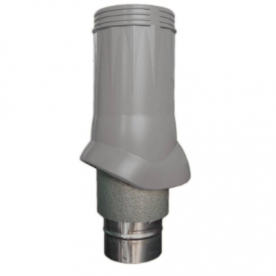 Kominek wentylacyjny D125/160 | izolowany | 510 mm | ABS | szary Kominek wentylacyjny D125/160 | izolowany | 510 mm | ABS | szary