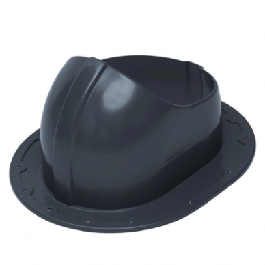Ventilācijas izvada stiprinājums dakstiņu jumta segumam | 330×265 mm | ABS | pelēks 2 Ventilācijas izvada stiprinājums dakstiņu jumta segumam | 330×265 mm | ABS | pelēks 2