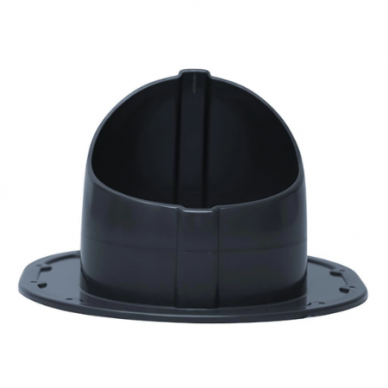 Ventilācijas izvada stiprinājums dakstiņu jumta segumam | 330×265 mm | ABS | pelēks 3
