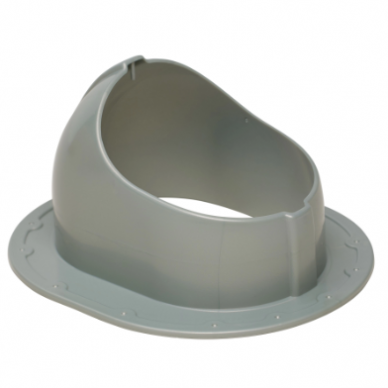 Ventilācijas izvada stiprinājums dakstiņu jumta segumam | 330×265 mm | ABS | sudrabains 1 Ventilācijas izvada stiprinājums dakstiņu jumta segumam | 330×265 mm | ABS | sudrabains 1