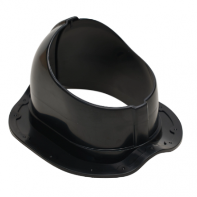 Ventilācijas izvada stiprinājums metāla jumta segumam | 330×265 mm | ABS | melns 1 Ventilācijas izvada stiprinājums metāla jumta segumam | 330×265 mm | ABS | melns 1