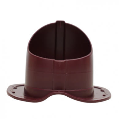 Ventilācijas izvada stiprinājums metāla jumta segumam | 330×265 mm | ABS | tumši sarkans 3