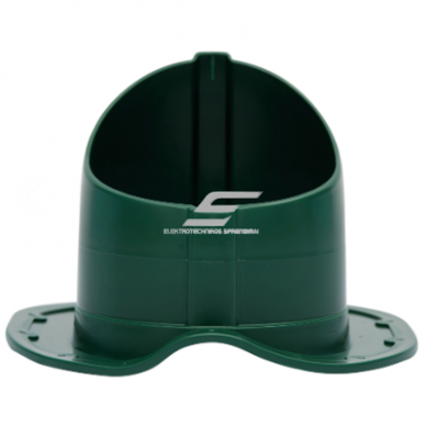 Ventilācijas izvada stiprinājums metāla jumta segumam | 330×265 mm | ABS | zaļš 3