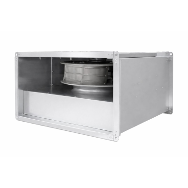 Taisnstūra kanālu centrbēdzes ventilators | 800×500×900 mm | 7000 m³/h | 830 W | 380 V | ātruma regulēšana | cinkots tērauds | IP44 | ESLP21719