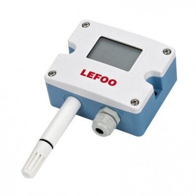 Temperatūras un mitruma pārveidotājs ar LCD | 0–100 % RH | 4–20 mA / 0–10 V / RS485 Modbus | 15–35 V DC / 24 V AC | IP65 | LEFOO LFH10 Temperatūras un mitruma pārveidotājs ar LCD | 0–100 % RH | 4–20 mA / 0–10 V / RS485 Modbus | 15–35 V DC / 24 V AC | IP65 | LEFOO LFH10