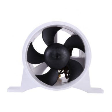 In-line duct fan | 12 V DC | 270 CFM (~459 m³/h) | 4″ (100 mm) | axial impeller | ES-ISURE4 1
