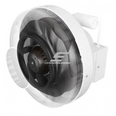 Kanali tsentrifugaalventilaator | D160 | 680 m³/h | 85 W | 230 V | 400 Pa | plastkorpus | valge | 15623 2