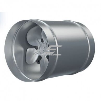 Axial duct fan | D300 | 1000 m³/h | 58 W | 230 V | galvanized steel | silver | 20052 Axial duct fan | D300 | 1000 m³/h | 58 W | 230 V | galvanized steel | silver | 20052