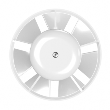 Duct fan | domestic | for ventilation systems | 12V | D100 | 103x103x80mm | IP24 | plastic | white 2