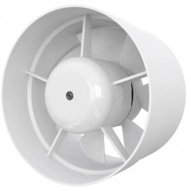 Duct fan | domestic | for ventilation systems | D125 | 128x128x87mm | IP24 | plastic | white 1 Duct fan | domestic | for ventilation systems | D125 | 128x128x87mm | IP24 | plastic | white 1
