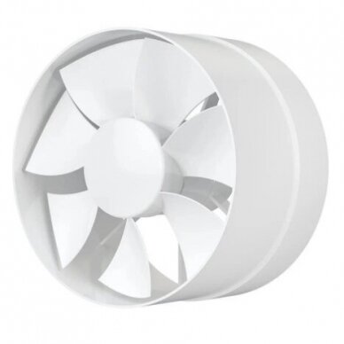 Kanalveida ventilators | sadzīves | ventilācijas sistēmām | D160 | 163x163x101mm | IP24 | plastmasa | balts Kanalveida ventilators | sadzīves | ventilācijas sistēmām | D160 | 163x163x101mm | IP24 | plastmasa | balts