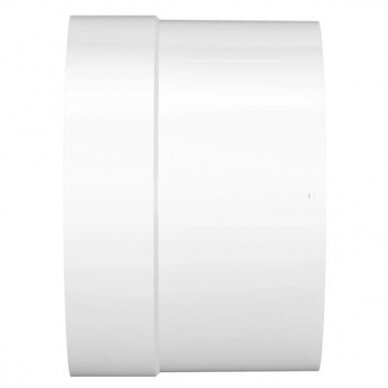 Kanalventilators | sadzīves | ventilācijas sistēmām | D125 | 128x128x87mm | IP24 | plastmasa | balts 2