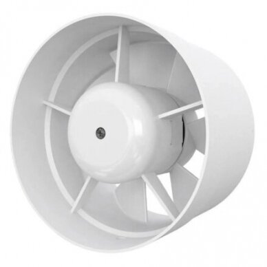 Kanalventilators | sadzīves | ventilācijas sistēmām | D125 | 128x128x87mm | IP24 | plastmasa | balts 1 Kanalventilators | sadzīves | ventilācijas sistēmām | D125 | 128x128x87mm | IP24 | plastmasa | balts 1
