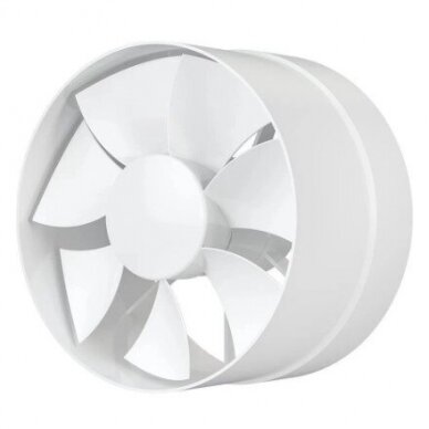 Kanalventilators | sadzīves | ventilācijas sistēmām | D160 | 163x163x101mm | IP24 | plastmasa | balts Kanalventilators | sadzīves | ventilācijas sistēmām | D160 | 163x163x101mm | IP24 | plastmasa | balts