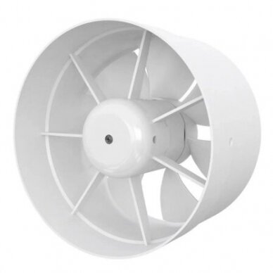 Kanalventilators | sadzīves | ventilācijas sistēmām | D160 | 163x163x101mm | IP24 | plastmasa | balts 1 Kanalventilators | sadzīves | ventilācijas sistēmām | D160 | 163x163x101mm | IP24 | plastmasa | balts 1