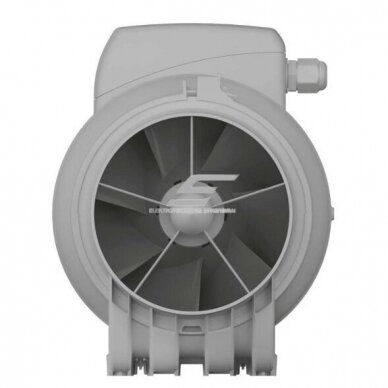 Канальный вентилятор смешанного потока Turbo Join Compact 125 | D125 | 355 м³/ч | 29 Вт | 230 В | 2 скорости | 291×173×216 мм | серый | 01872 1