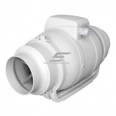 Kanałowy wentylator o przepływie mieszanym Turbo Join Compact 125 | D125 | 355 m³/h | 29 W | 230 V | 2 biegi | 291×173×216 mm | szary | 34605 Kanałowy wentylator o przepływie mieszanym Turbo Join Compact 125 | D125 | 355 m³/h | 29 W | 230 V | 2 biegi | 291×173×216 mm | szary | 34605