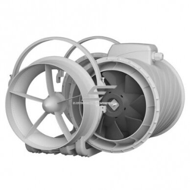 Kanali segavooluventilaator Turbo Join Compact 200 | D200 | 1200 m³/h | 130 W | 230 V | 2 kiirust | 307×240×203 mm | valge | 01867 3 Kanali segavooluventilaator Turbo Join Compact 200 | D200 | 1200 m³/h | 130 W | 230 V | 2 kiirust | 307×240×203 mm | valge | 01867 3