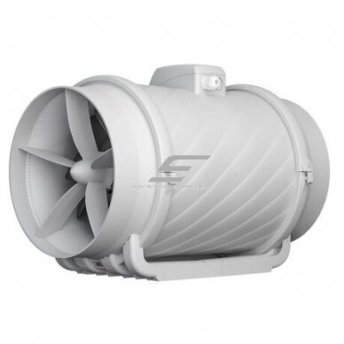 Kanālu jauktās plūsmas ventilators Turbo Join Compact 250 | D250 | 1405 m³/h | 225 W | 230 V | 2 ātrumi | 383×310×261 mm | balts | 01868 Kanālu jauktās plūsmas ventilators Turbo Join Compact 250 | D250 | 1405 m³/h | 225 W | 230 V | 2 ātrumi | 383×310×261 mm | balts | 01868