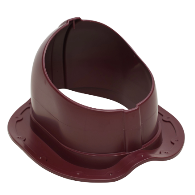 Ventilācijas izvada stiprinājums metāla jumta segumam | 330×265 mm | ABS | tumši sarkans 1 Ventilācijas izvada stiprinājums metāla jumta segumam | 330×265 mm | ABS | tumši sarkans 1