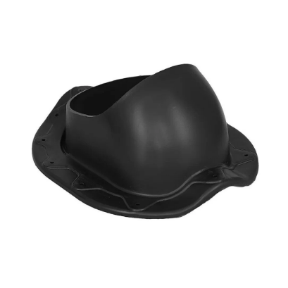 Ventilācijas izvada stiprinājums metāla jumta segumam | 330×265 mm | ABS | melns Ventilācijas izvada stiprinājums metāla jumta segumam | 330×265 mm | ABS | melns