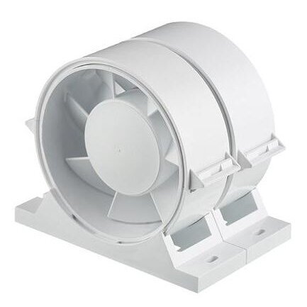 Wentylator kanałowy | przepływ powietrza nawiewno-wywiewnego | 230V | D160 | 198x163.6x154mm | plastik | biały 3 Wentylator kanałowy | przepływ powietrza nawiewno-wywiewnego | 230V | D160 | 198x163.6x154mm | plastik | biały 3