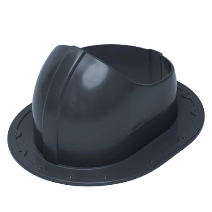 Ventilācijas izvada stiprinājums dakstiņu jumta segumam | 330×265 mm | ABS | pelēks 2 Ventilācijas izvada stiprinājums dakstiņu jumta segumam | 330×265 mm | ABS | pelēks 2