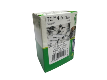 Laikiklis apvaliam laidui | kabeliui | TC 4-6mm / 1,4x20mm | 100vnt. | baltas | Schneider Electric | Thorsman | 15105