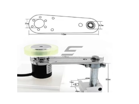 Medžiagų ilgio matavimo ratukinis enkoderis | 300 PPR | Ø38 mm | Push-Pull | 5–26 V | ilgiui ir greičiui matuoti 3 Medžiagų ilgio matavimo ratukinis enkoderis | 300 PPR | Ø38 mm | Push-Pull | 5–26 V | ilgiui ir greičiui matuoti 3