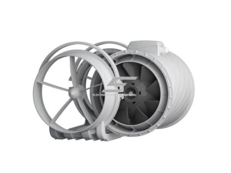 Kanalinis mišraus srauto ventiliatorius Turbo Join Compact 250 | D250 | 1405 m³/h | 225 W | 230 V | 2 greičiai | 383×310×261 mm | baltas | 01868 3